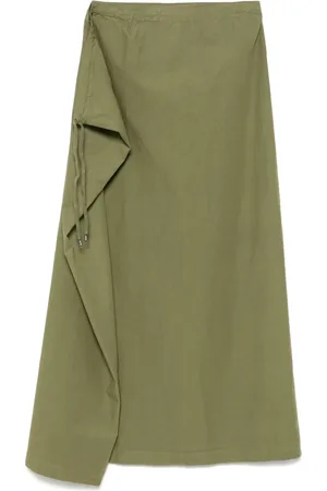 Aspesi Wrap midi skirt