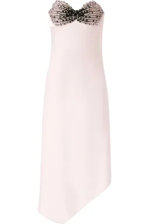GENNY Strapless midi dress