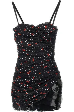 Des Phemmes Ruched cherry polka