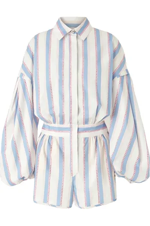 GENNY Balloon sleeve playsuit