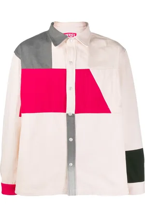 Diesel Colour block shirt jacket