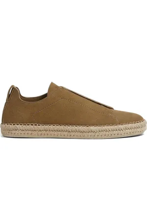 Ermenegildo Zegna Triple Stitch suede espadrilles