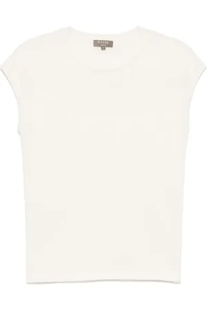 N.PEAL Cotton Cash Silk top
