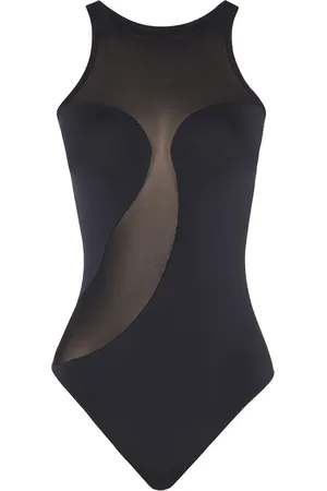 Wolford Satin sheer bodysuit