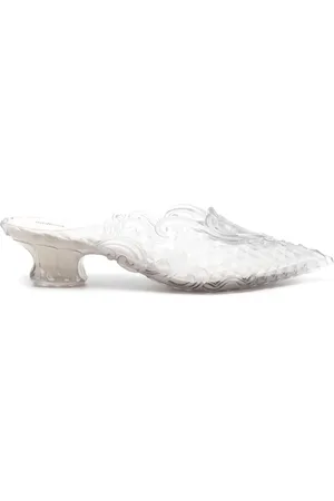 Y / PROJECT X Melissa 50mm transparent mules
