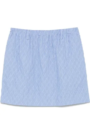 Nº21 Striped mini skirt