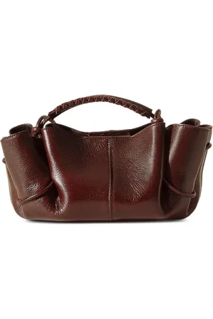 Hereu Mini Arta ruched leather tote bag