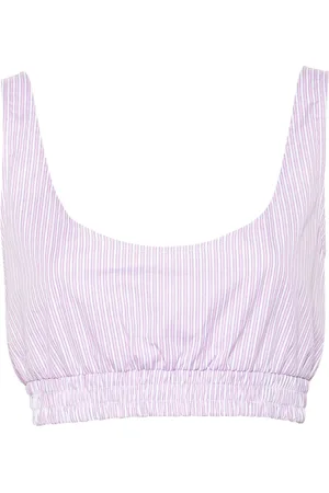 MODES GARMENTS Striped crop top