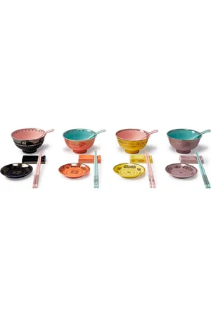 POLSPOTTEN Grandpa porcelain Asian bowls (set of four)