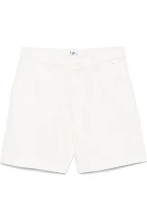 Il gufo Cotton denim shorts