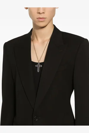 Dolce & Gabbana 18K Tradition diamond and sapphire pendant
