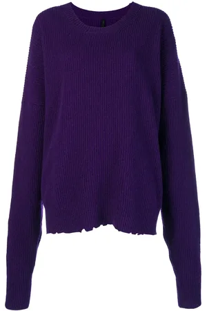 Unravel Project Oversized distressed crew