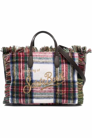 MC2 SAINT BARTH Colette tartan shoulder bag