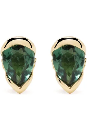 Fernando Jorge 18kt yellow Bloom tourmaline diamond earrings