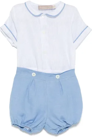 LA STUPENDERIA Striped shorts set