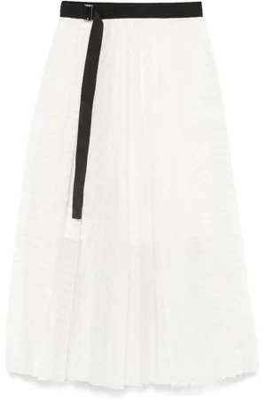 SACAI Pliss?? midi skirt