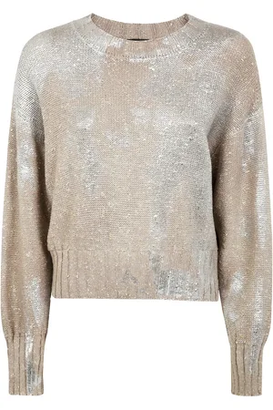 AVANT TOI Metallic pullover sweater
