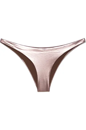 BLUMARINE Laminated jersey bikini bottom