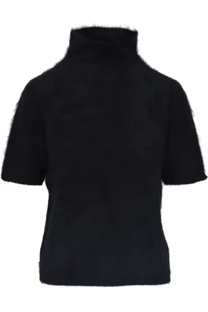 Lisa Yang Fuzzy turtleneck top