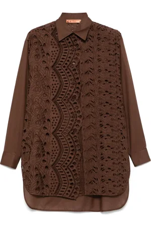 ERMANNO SCERVINO Broderie anglaise shirt
