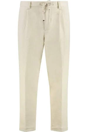 HUGO BOSS Textured drawstring trousers