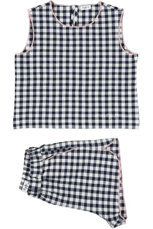 Il gufo Checked short set