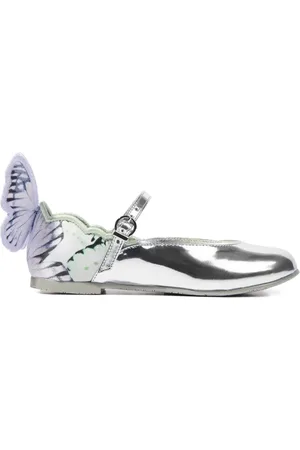 SOPHIA WEBSTER Wings leather ballerina shoes