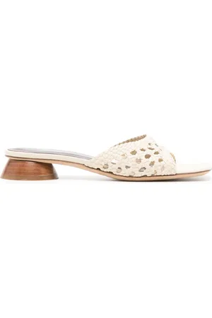 Staud 35mm Simone crochet mules