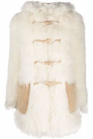 Saint Laurent Montgomery shearling coat