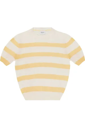 CRUNA Striped knit top