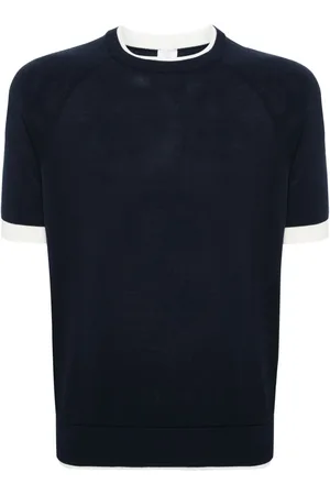 ELEVENTY Layered cotton jumper