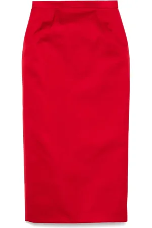 Nº21 Satin midi skirt