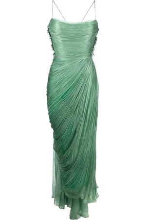 MARIA LUCIA HOHAN Siona draped silk dress