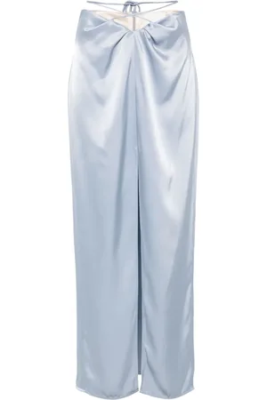 Nanushka Draped midi skirt