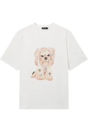 tout a coup Graphic print T