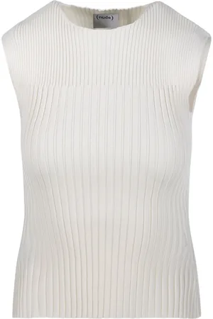 NUDE Ribbed sleeveless top