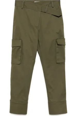 MONSE Slanted waistband cargo pants