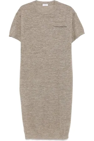 Brunello Cucinelli Knitted midi dress