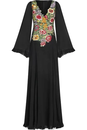 Etro Floral embroidered georgette dress