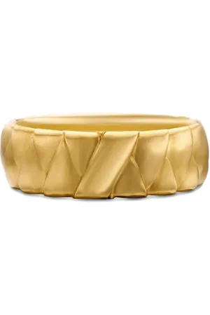David Yurman 18kt yellow Cairo Wrap band ring (8mm)