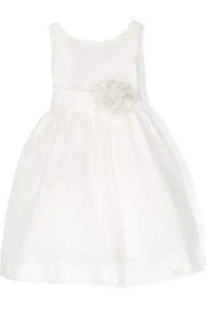 LA STUPENDERIA Floral appliqu?? layered dress