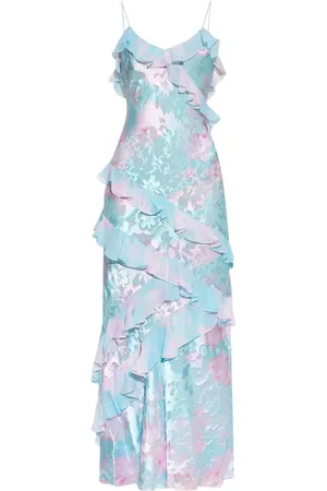 LOVESHACKFANCY Ruffled long dress