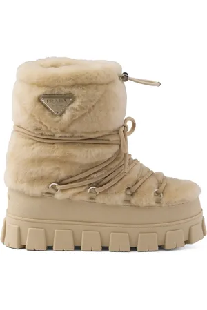 Prada Apr??s ski shearling boots