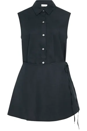 ROSETTA GETTY Sleeveless asymmetric shirt
