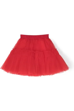 MONNALISA Flared tulle skirt