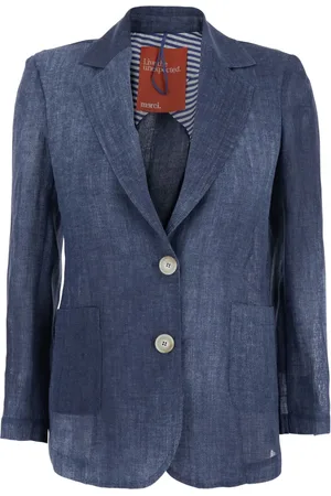 ..,MERCI Linen blazer