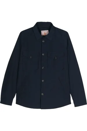 Baracuta Textured cotton shirt jacket