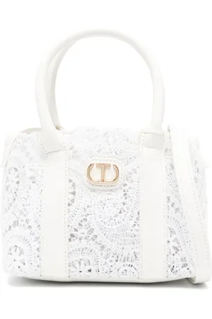 Twin-Set Macram?? lace shoulder bag