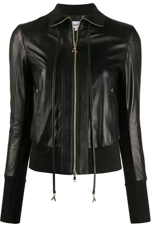 Patrizia Pepe Long sleeve leather jacket