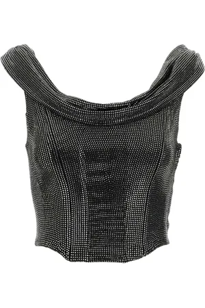 GIUSEPPE DI MORABITO Embellished corset top